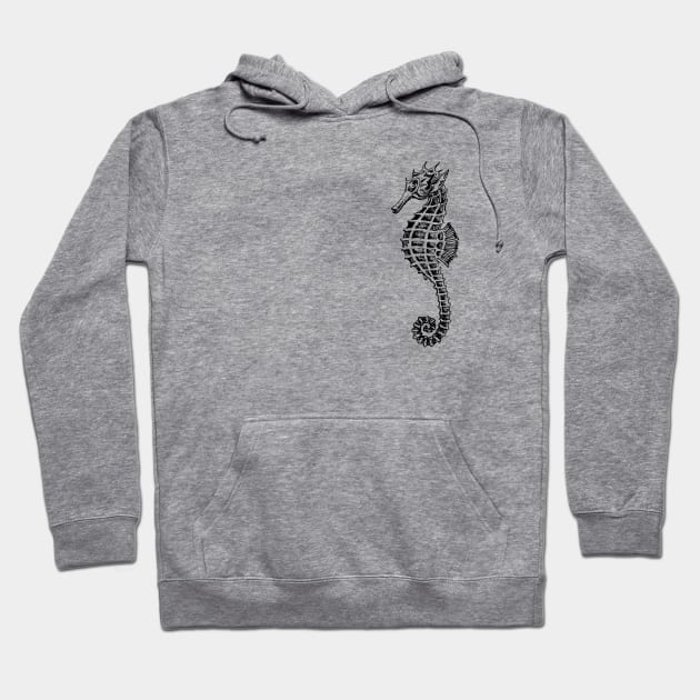 Sea horse - marine life design Hoodie by svaria